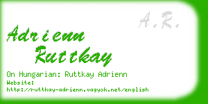 adrienn ruttkay business card